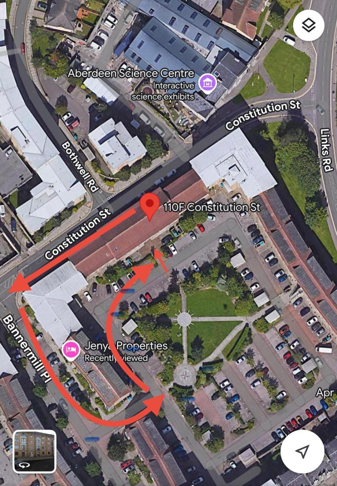 Comfortable, Self Contained 2 Double Beds Town Apartment Near Pittodrie Stadium アバディーン エクステリア 写真